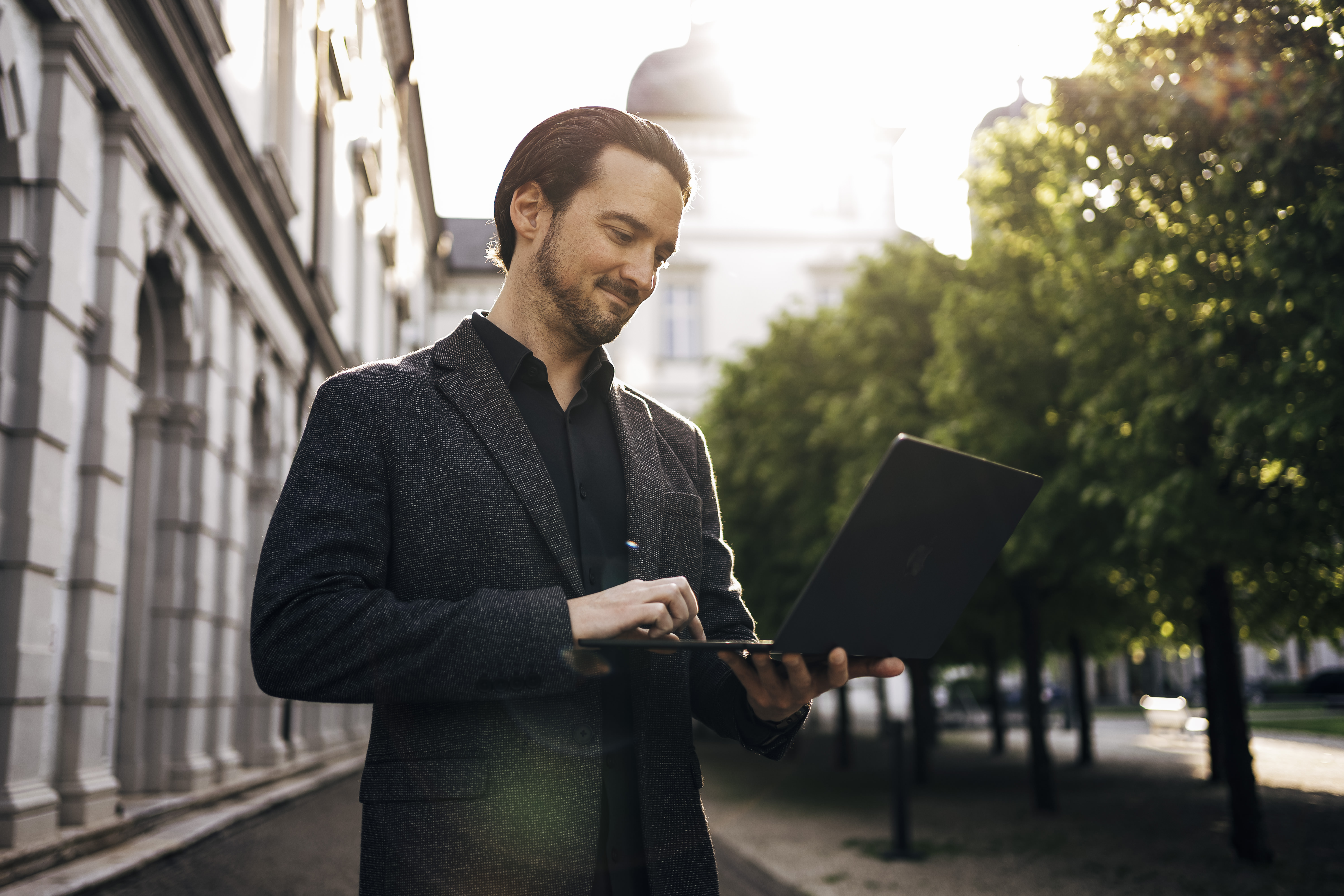 Daniel Rakus bei der Arbeit