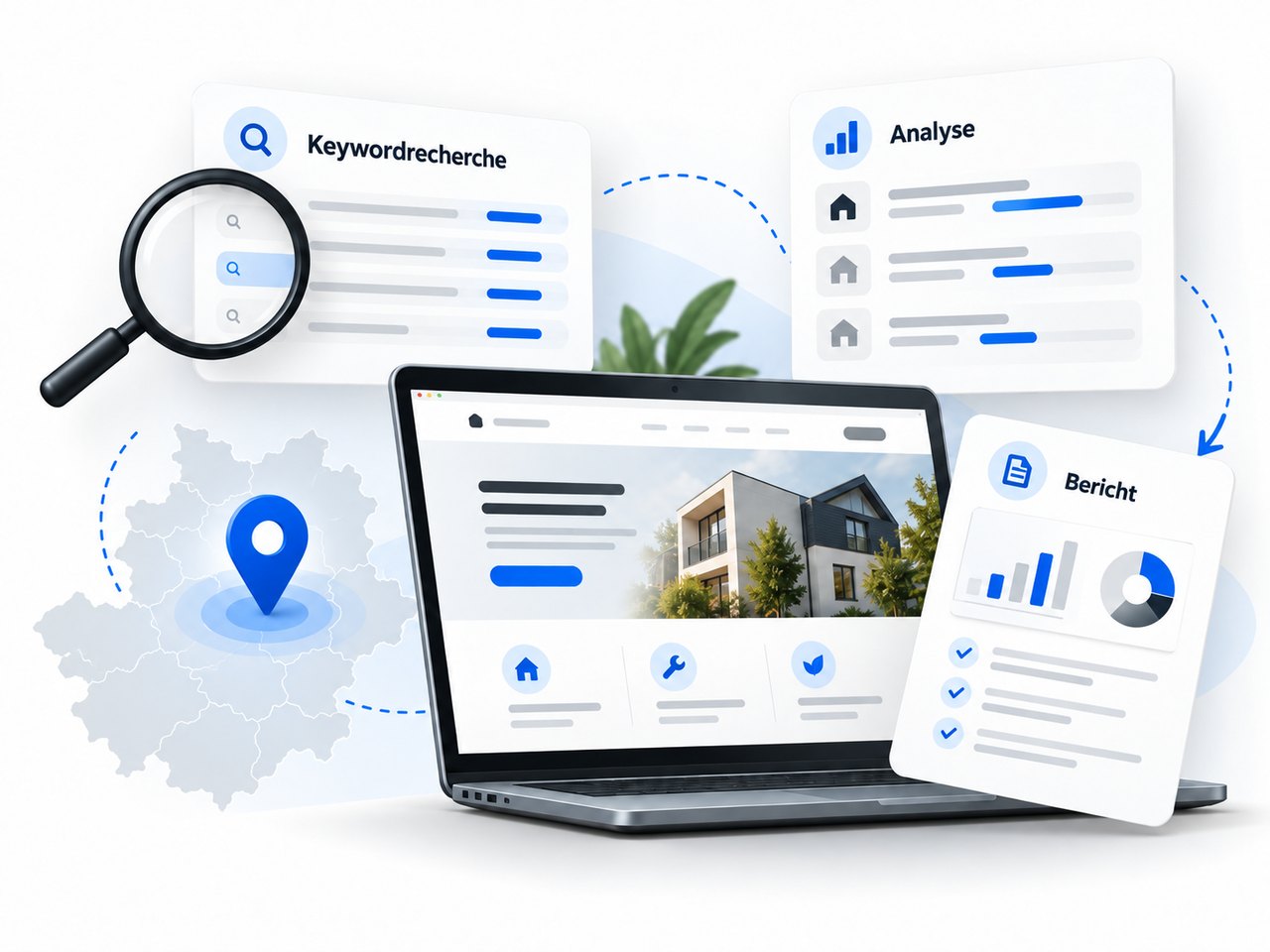 Keywordrecherche, Analyse und Bericht