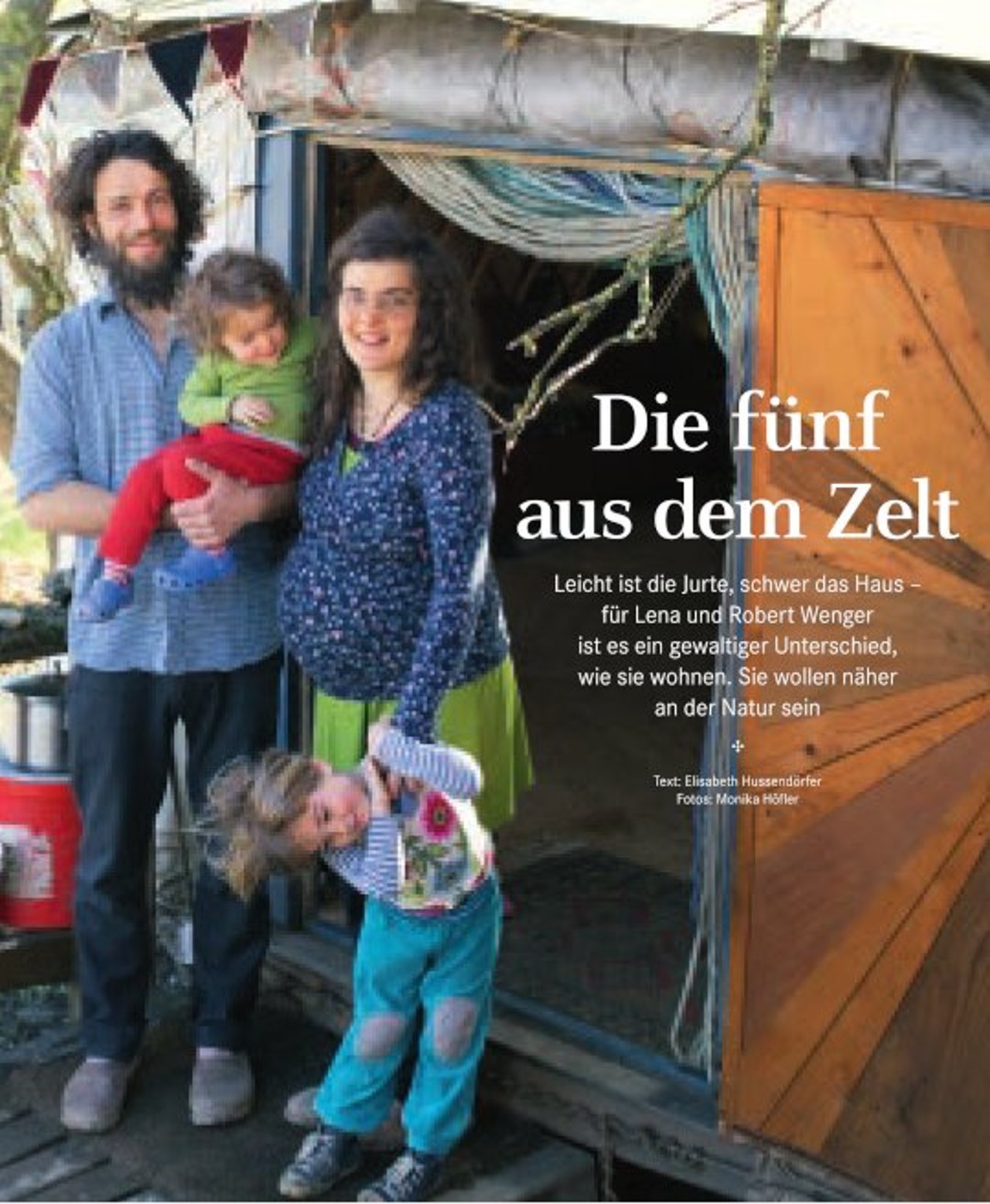 Die fünf aus dem Zelt.
