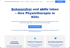 Startseite einer Physiotherapie-Website mit dem Titel „Schmerzfrei und aktiv leben – Ihre Physiotherapie in Köln“.