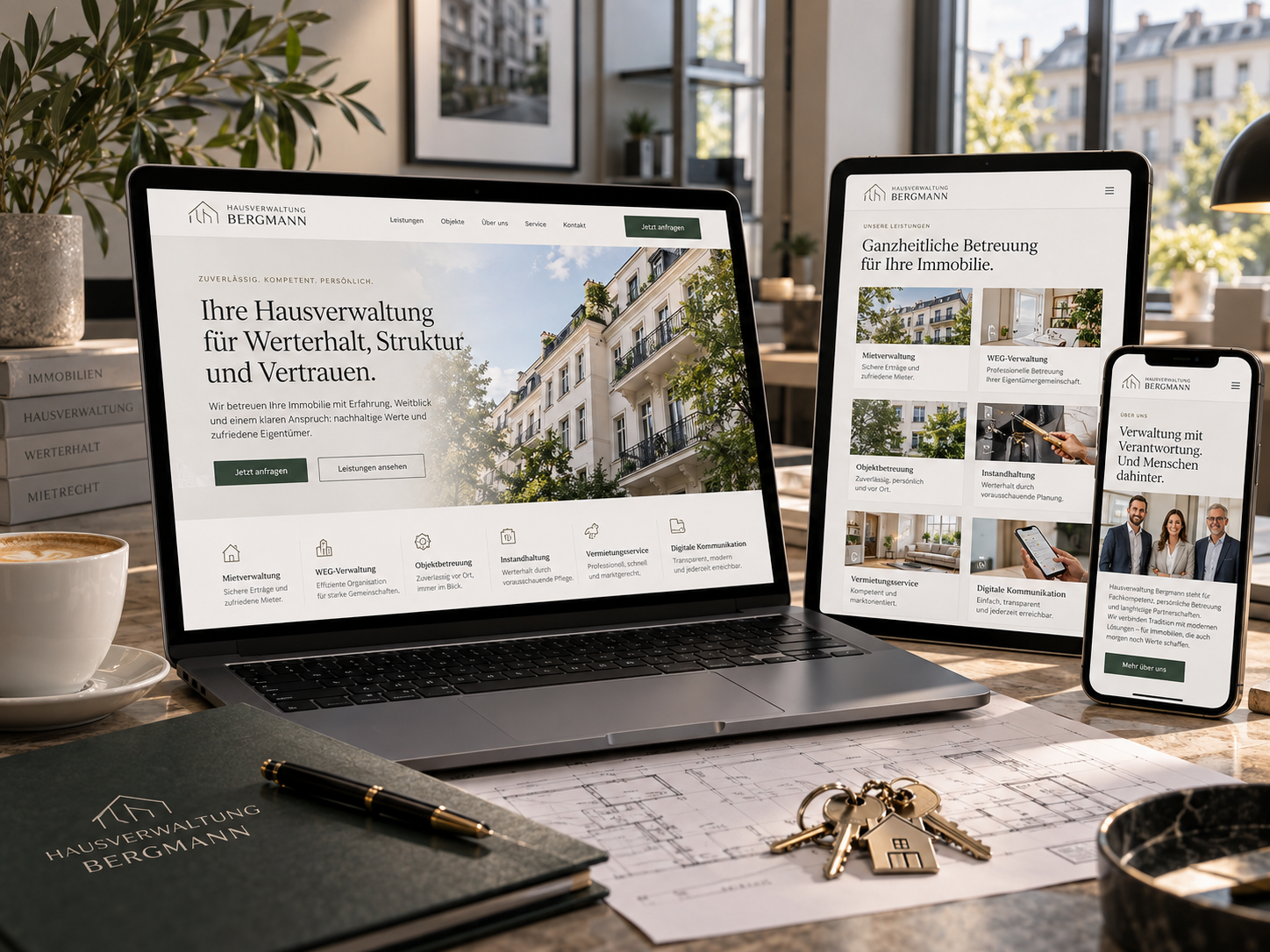 Website für einen Metallbauer