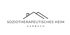 Logo mit stilisiertem Dach über dem Text "SOZIOTHERAPEUTISCHES HEIM KARBACH" in Schwarz auf grünem Hintergrund.