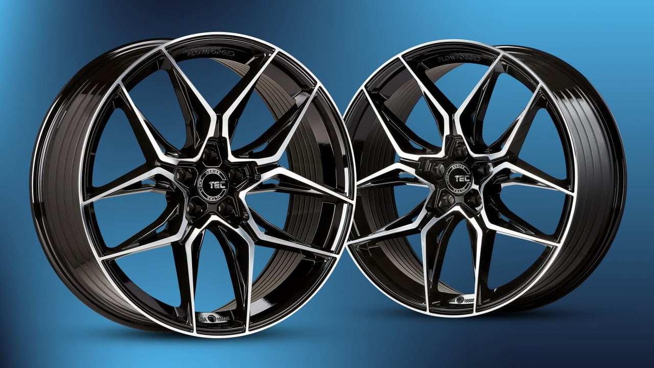 TEC Speedwheels Alufelge am Fahrzeug im Winter