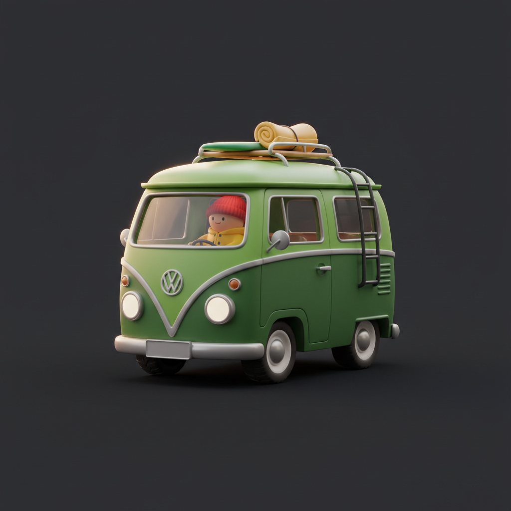 Sein Bambus-Camper
