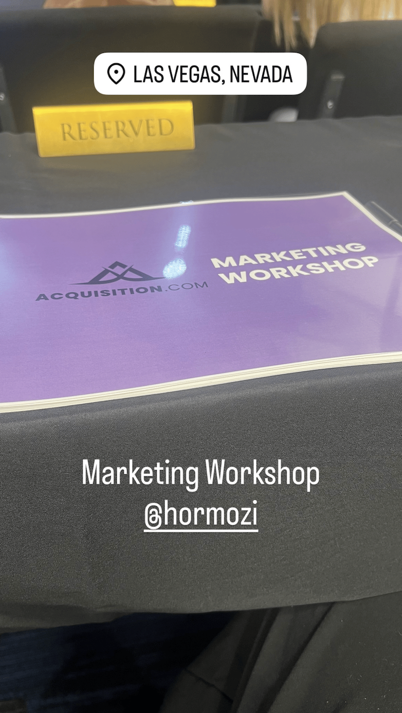Marketing Workshop in Las Vegas