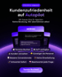 Text: "Unternehmer aufgepasst! Kundenzufriedenheit auf Autopilot. Termin Buchen! 100% Kostenlos."