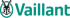 Vaillant Logo mit Hasenkopf in einem Kreis und dem Schriftzug "Vaillant".