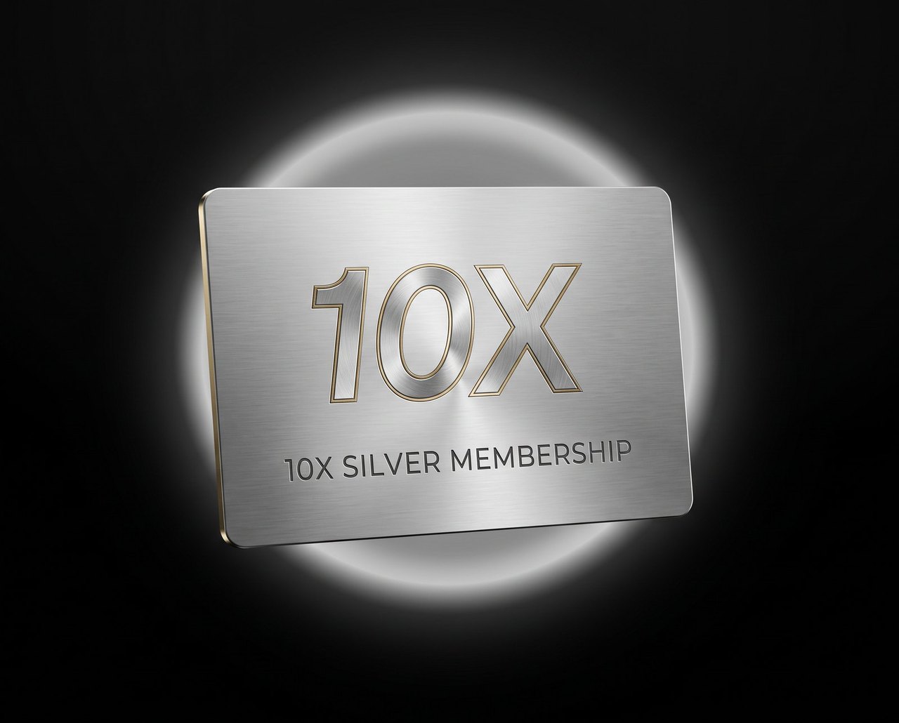 10X Silver Membership Karte
