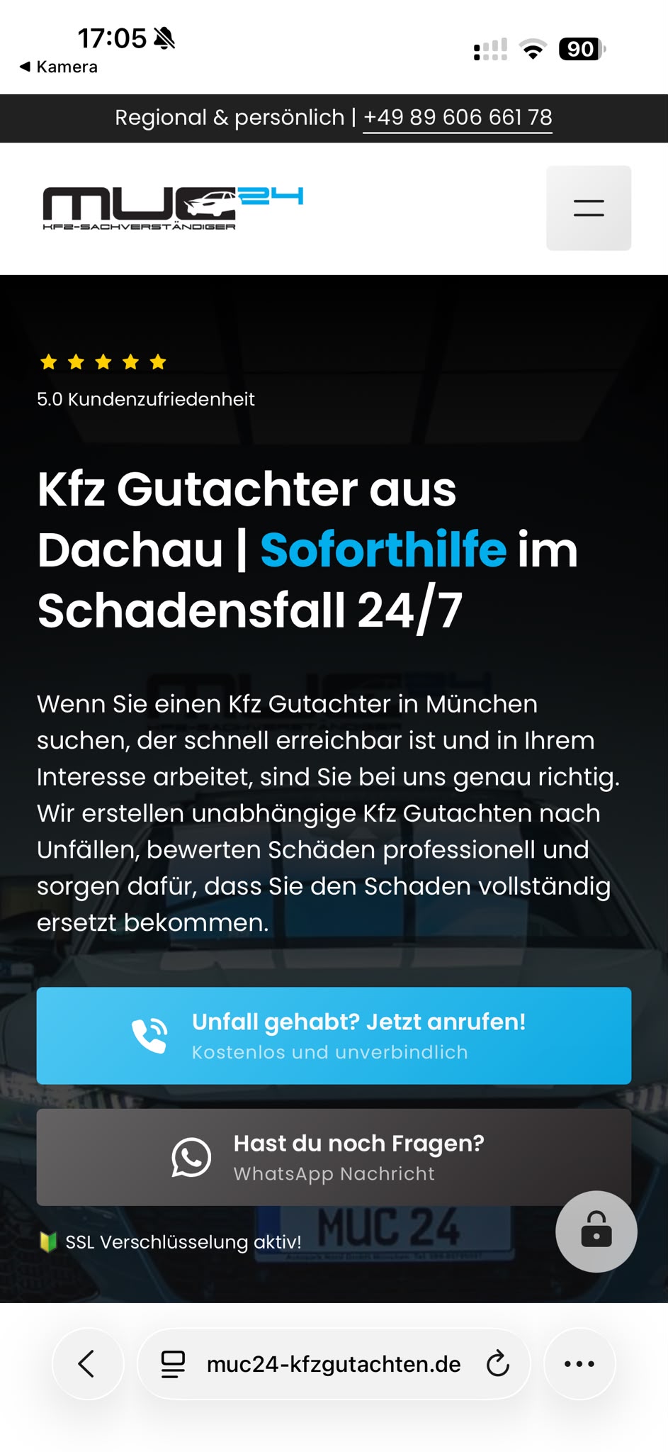 Mobile Ansicht Kfz Gutachter