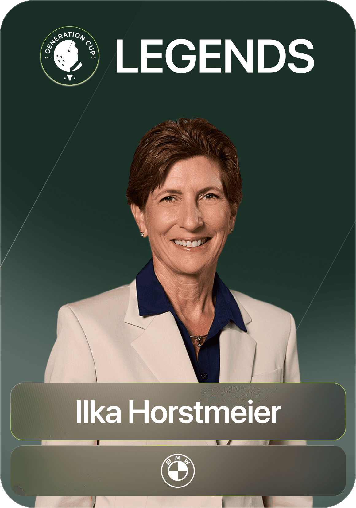 Ilka Horstmeier - Team Legends - BMW