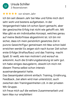 Kundenbewertung von Ursula Schiller für Max, bewertet mit 5 Sternen, lobt individuelles Training und Ernährung.