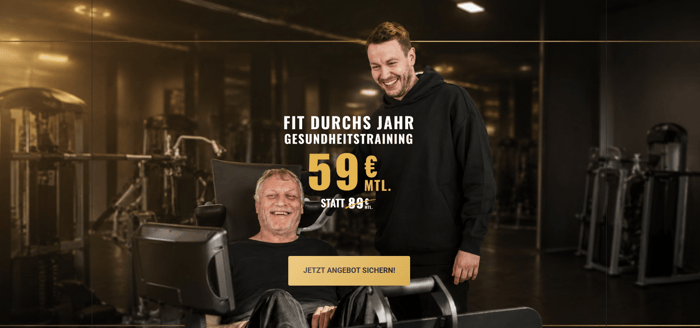 Fit durchs Jahr – Gesundheitstraining 59 € mtl.