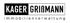 Logo von Kager Grießmann Immobilienverwaltung in Schwarz und Weiß.