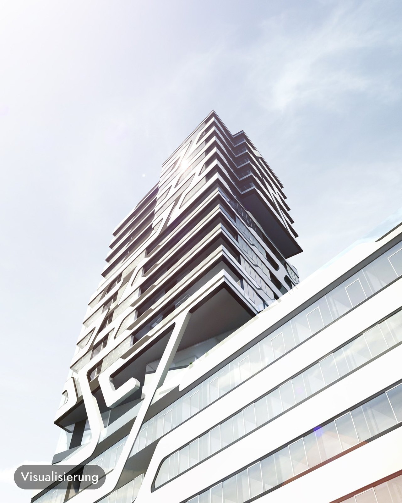 Visualisierung: Hochhaus CLOUD N°7