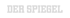 The words "DER SPIEGEL" in bold white block letters on a dark green background.