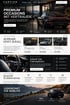 Webseite von Carvion Premium Occasions mit Sportwagen-Angeboten wie Porsche und BMW sowie dem Text Premium Occasions mit Vertrauen.