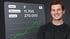 Ein lächelnder Mann neben einer Grafik mit steigender Kurve, 11.700 Abonnenten und 270.000 Aufrufen für 9 YouTube-Videos.
