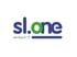 Sl.one Logo: "einfach IT" in Grau, "sl.one" in Dunkelblau mit grünem "o", Unterstrich unter "one".