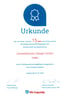 Urkunde von Air Liquide für Schweißkontor Steiger GmbH zum 15-jährigen Engagement, datiert 01.01.2024.