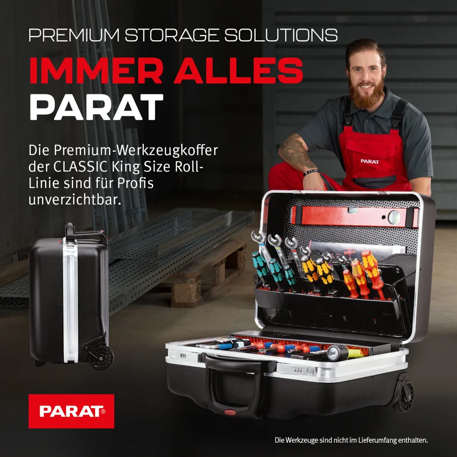 PARAT CLASSIC King Size Roll neo Werkzeugkoffer – Amazon Listing Bild: Marke & Lifestyle