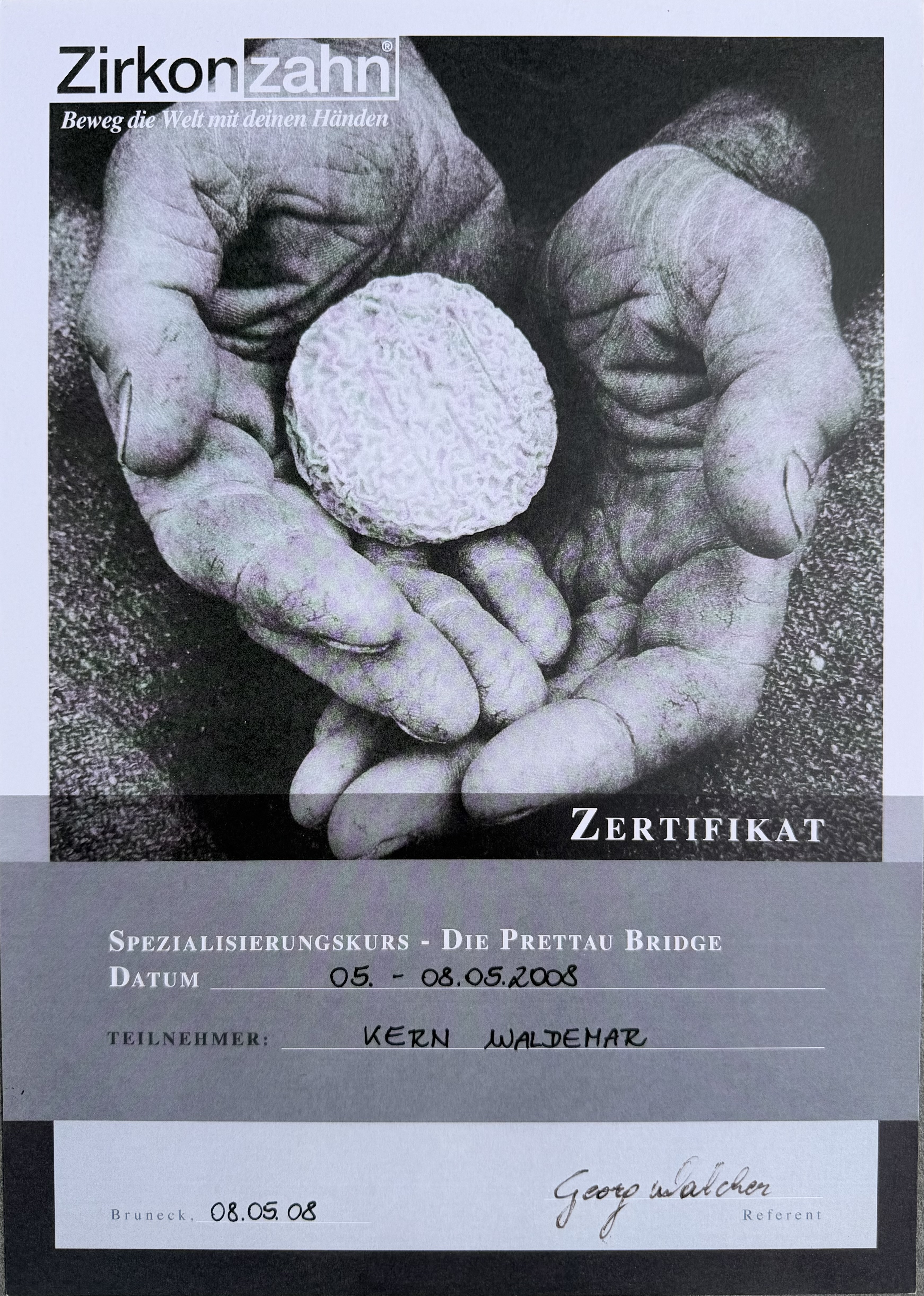 Fortbildungszertifikat 20 von ADU-Dental