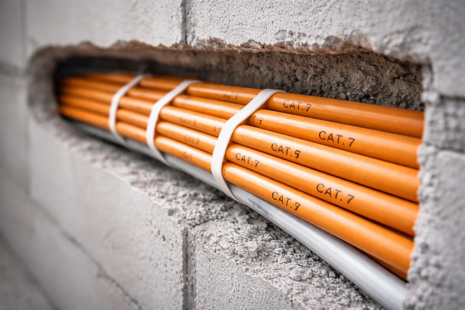 Fachgerechte Verlegung Datenleitungen