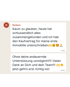 WhatsApp-Nachricht von Barbara