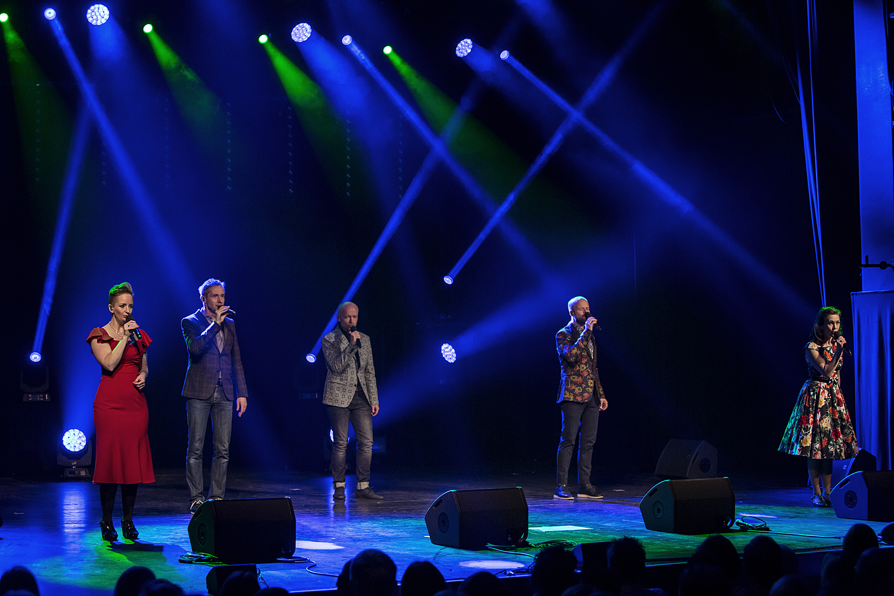 The Real Group at their concert in the Orpheum, Voices of Spirit 2017, Graz