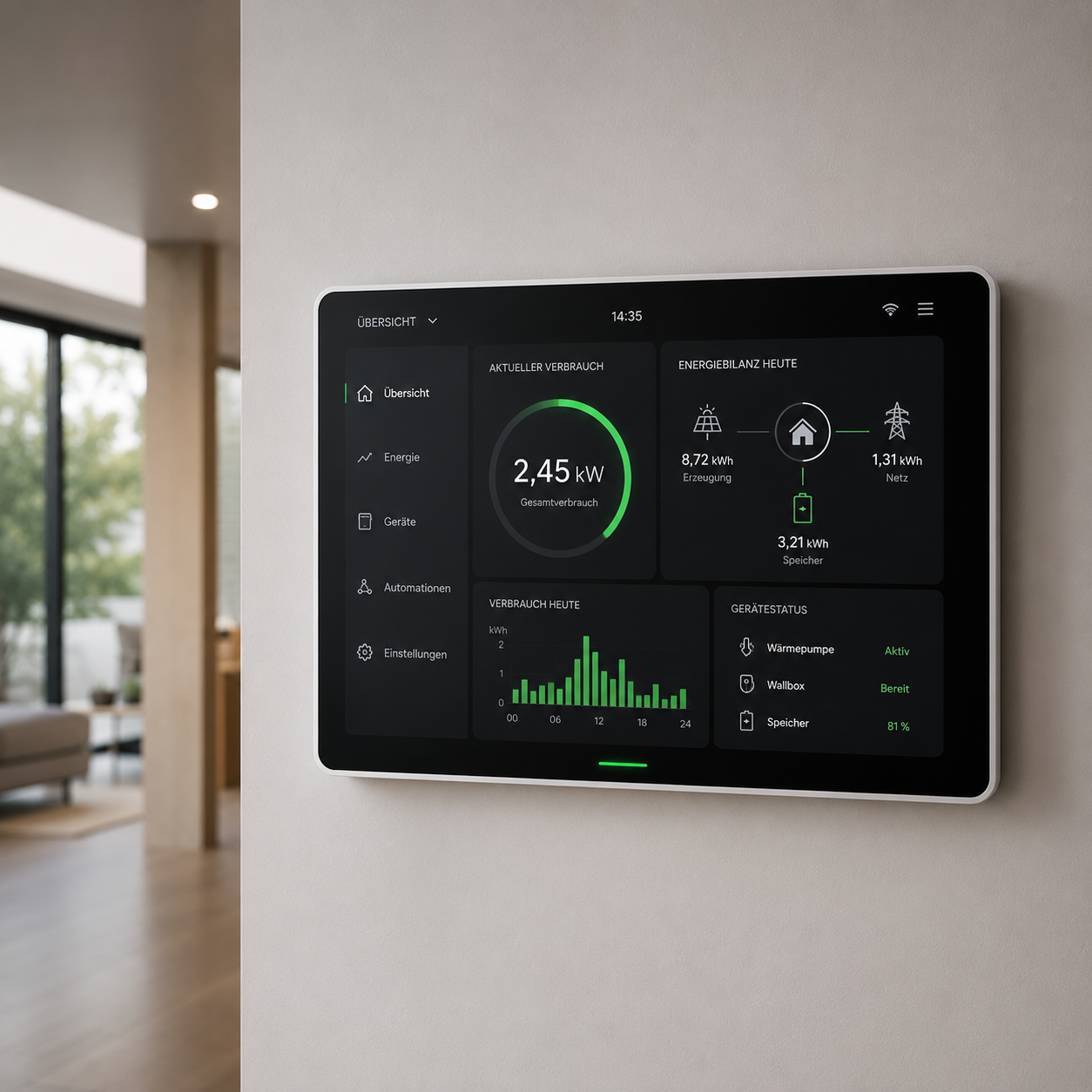 Energiemanagementsystem mit Stromspeicher