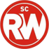 Rotes, rundes Logo mit den weißen Buchstaben "SC" oben und "RW" in Großbuchstaben darunter.