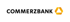 Logo der Commerzbank – Partnerbank für unabhängige Baufinanzierungen mit AW Finance