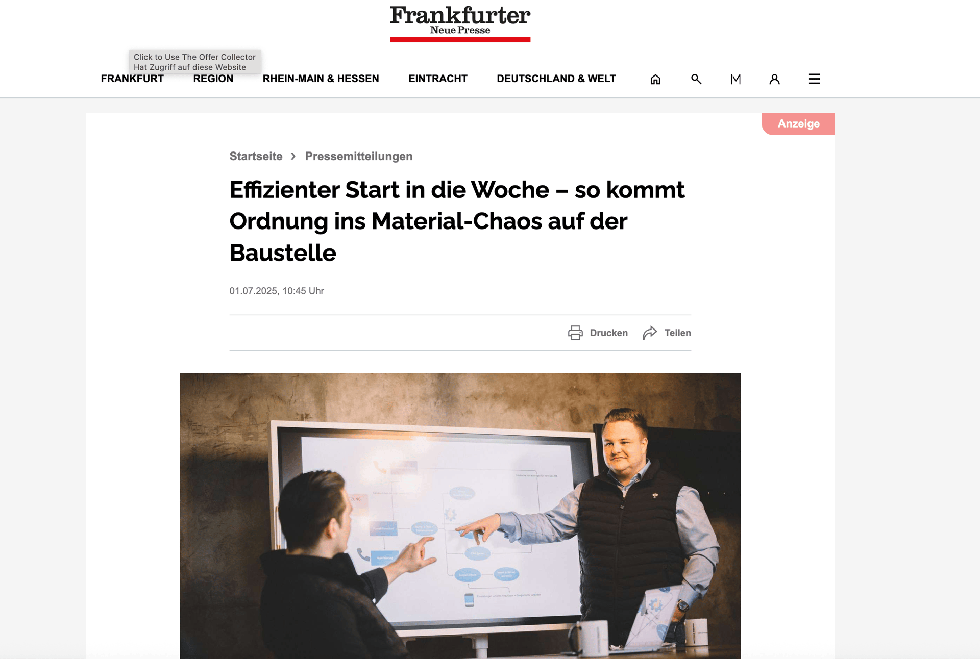 Ordnung auf der Baustelle – Dokumentationspflichten im Handwerk digital erledigen