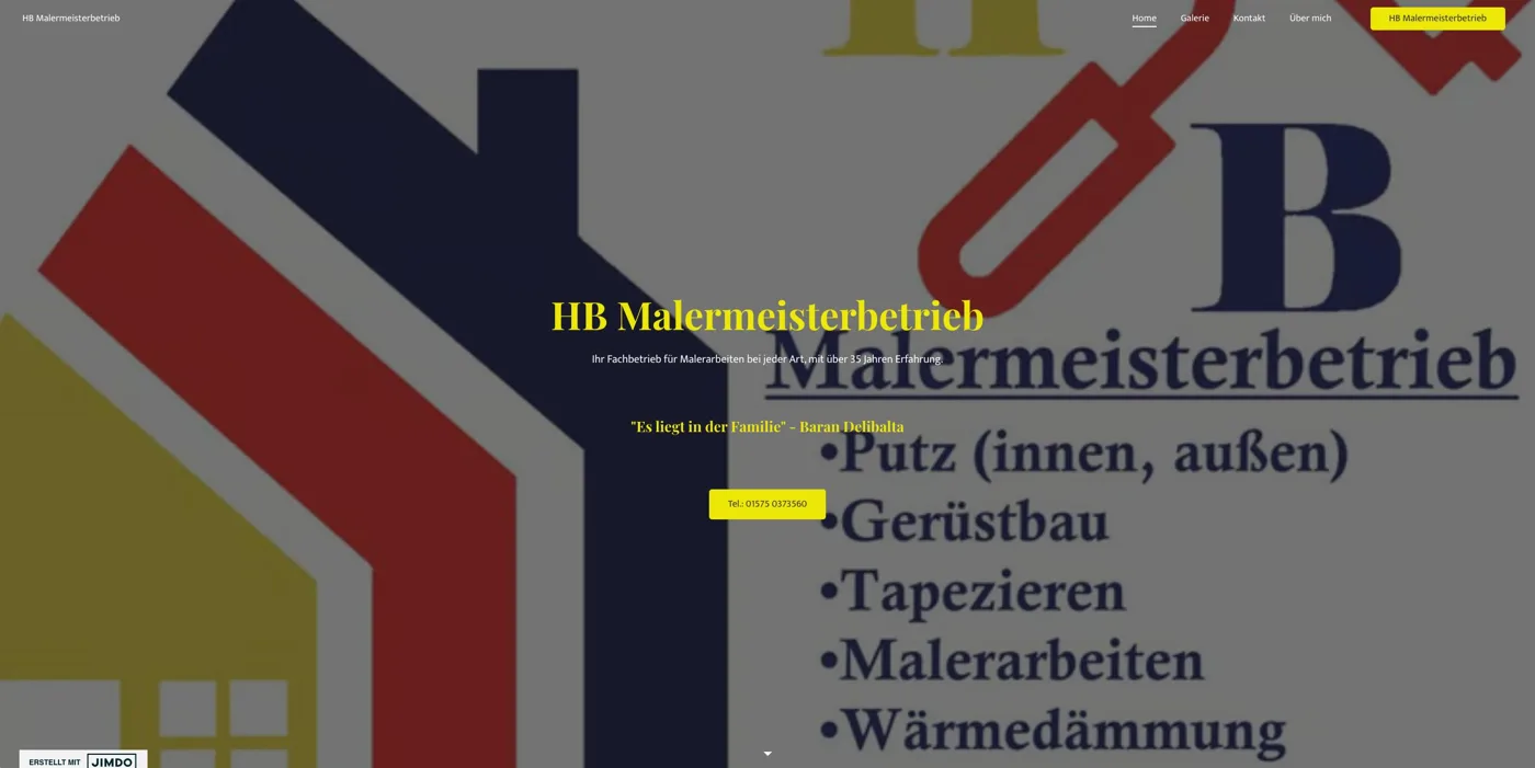 Website vorher: unübersichtlicher Baukasten-Auftritt