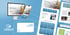 Responsive Webdesign und Brand Guidelines der Linzbauer Wohnungsreinigung auf Monitor, Smartphone und Broschüre.