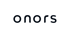 Dunkelblaues "onors"-Logo auf grünem Hintergrund.