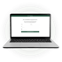 Laptop zeigt Website mit Kontaktformular und der Überschrift „Jetzt unverbindliches Erstgespräch buchen“.