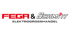 Logo "FEGA & Schmitt" in Rot und Schwarz mit "ELEKTROGROSSHANDEL" darunter.