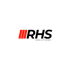Logo "RHS SOLUTIONS" in Schwarz und Rot auf dunkelgrünem Hintergrund.