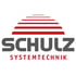 Logo: SCHULZ SYSTEMTECHNIK mit rotem Halbkreis aus horizontalen Streifen.