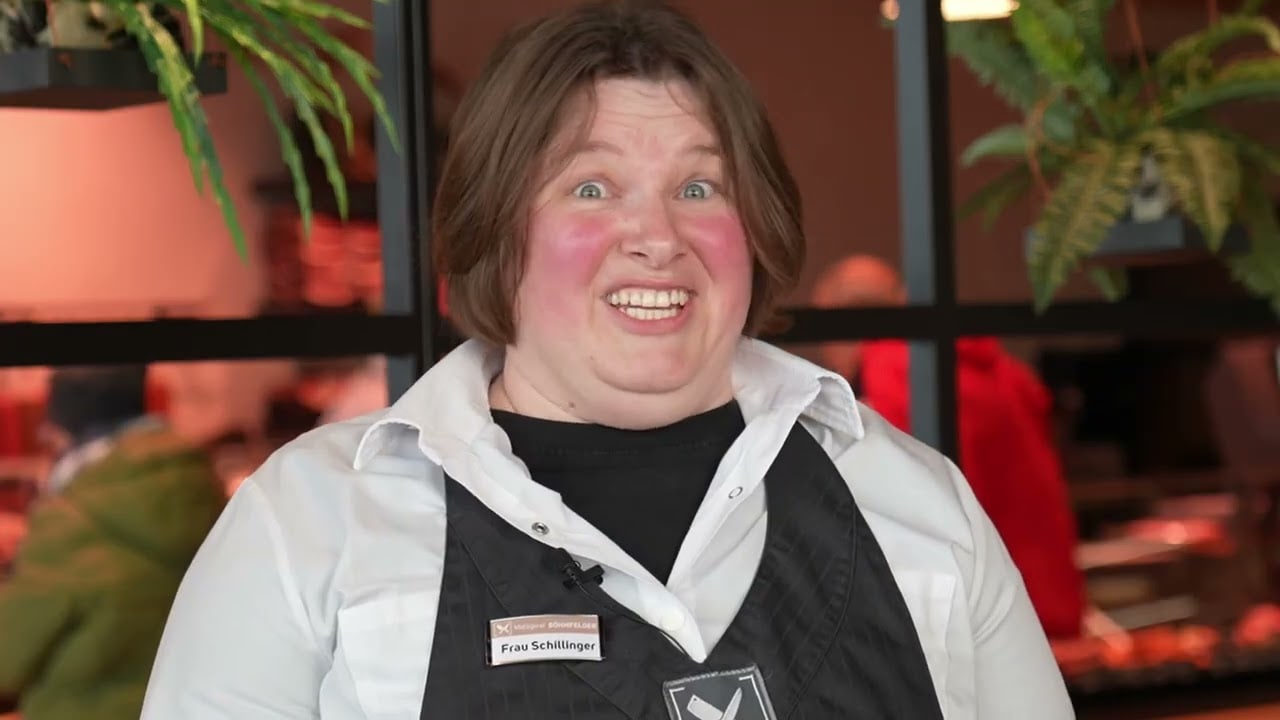 Frau Schillinger, Filialleitung bei der Metzgerei Böhmfelder