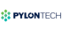Pylontech-Logo mit stilisierten grünen und türkisen Quadraten und dunkelblauem Text auf grünem Hintergrund.
