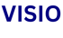 Visio Marketing Logo mit blauem "VISIO" und weißem "MARKETING" auf dunkelgrünem Hintergrund.