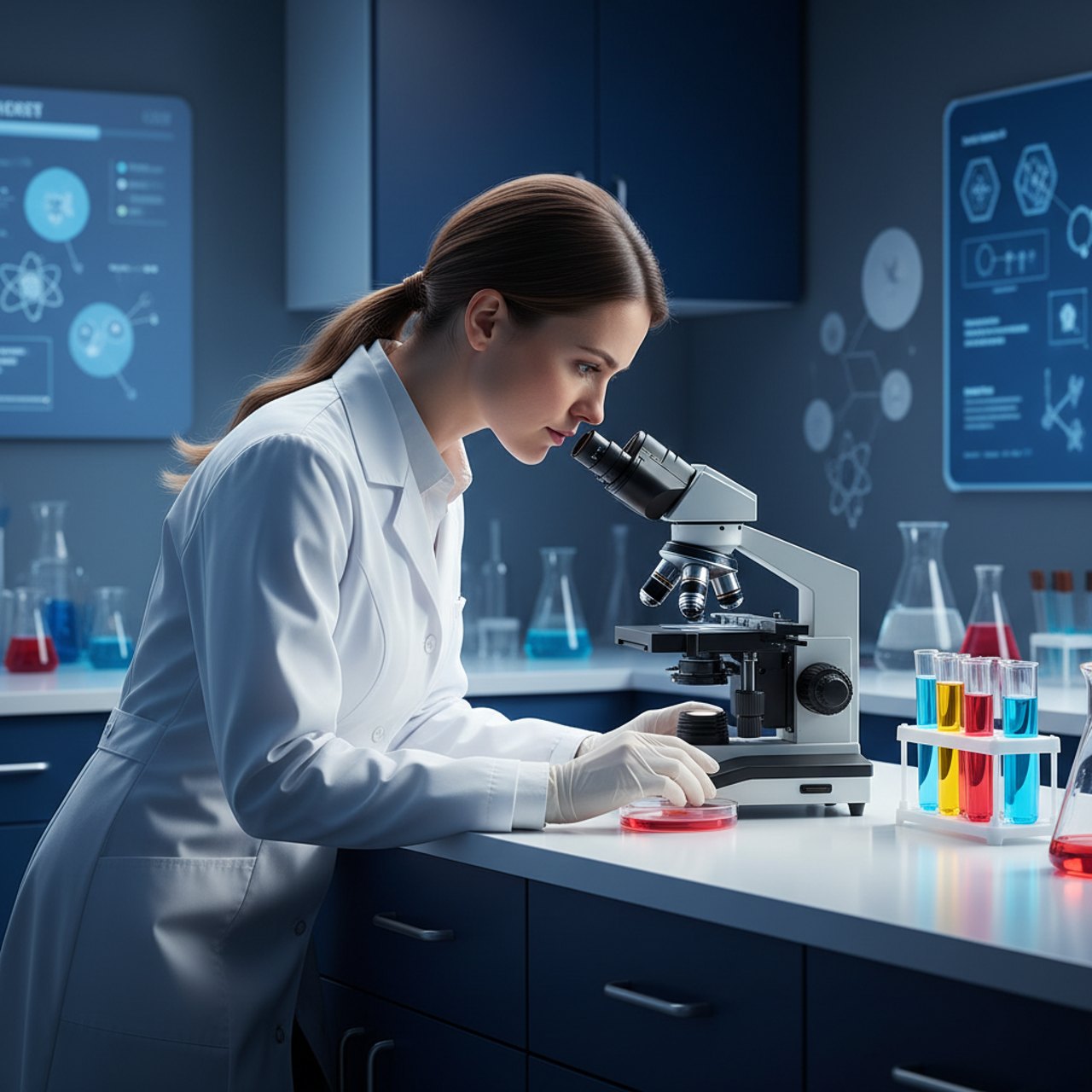 Scientist in lab