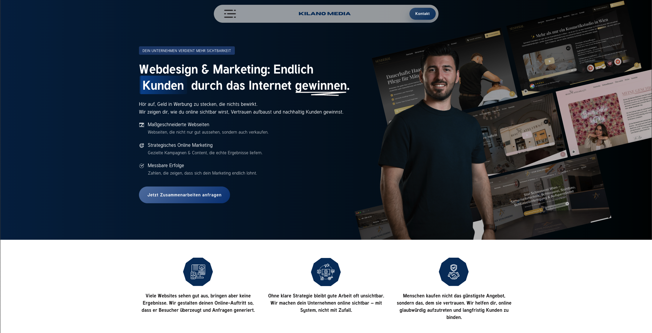 Kilano Website Preview