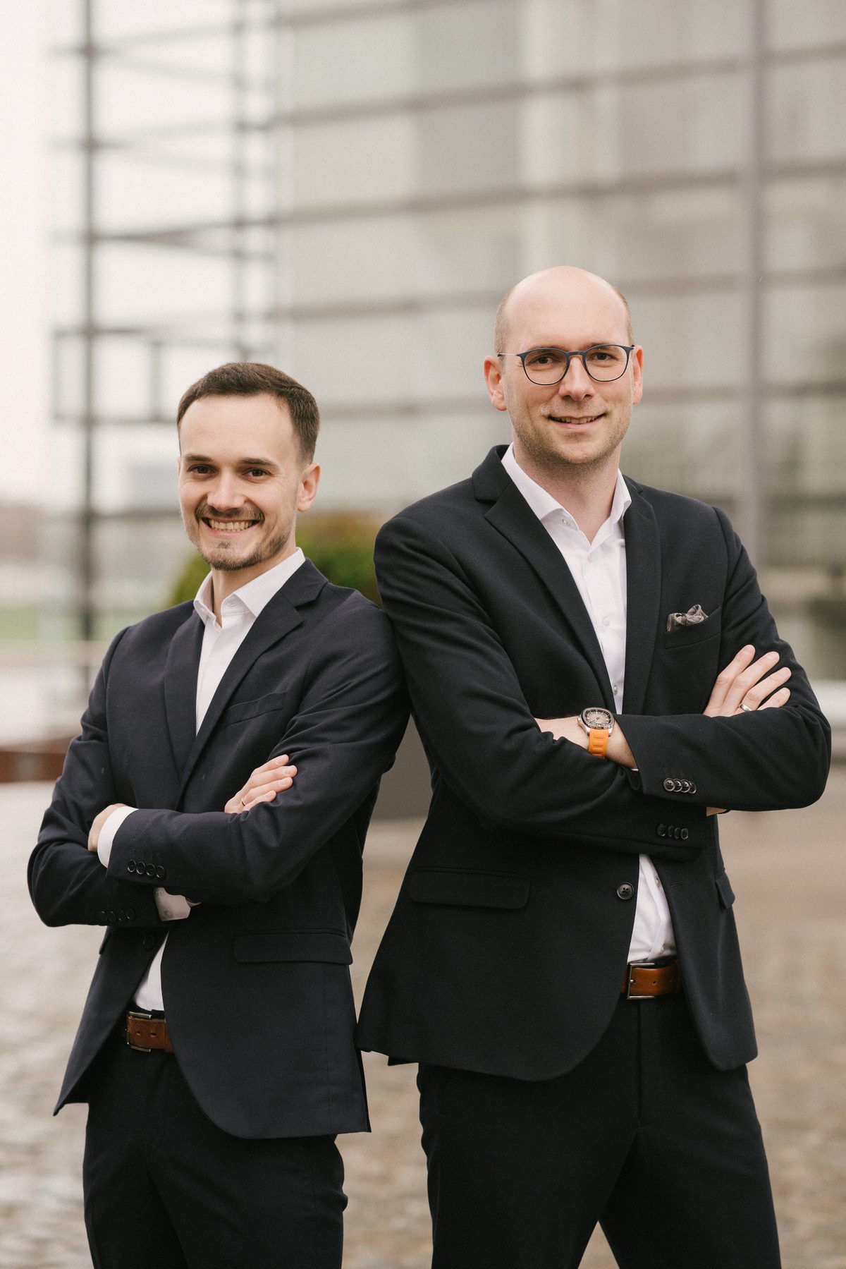 Luca Weinand und Dominic Michels