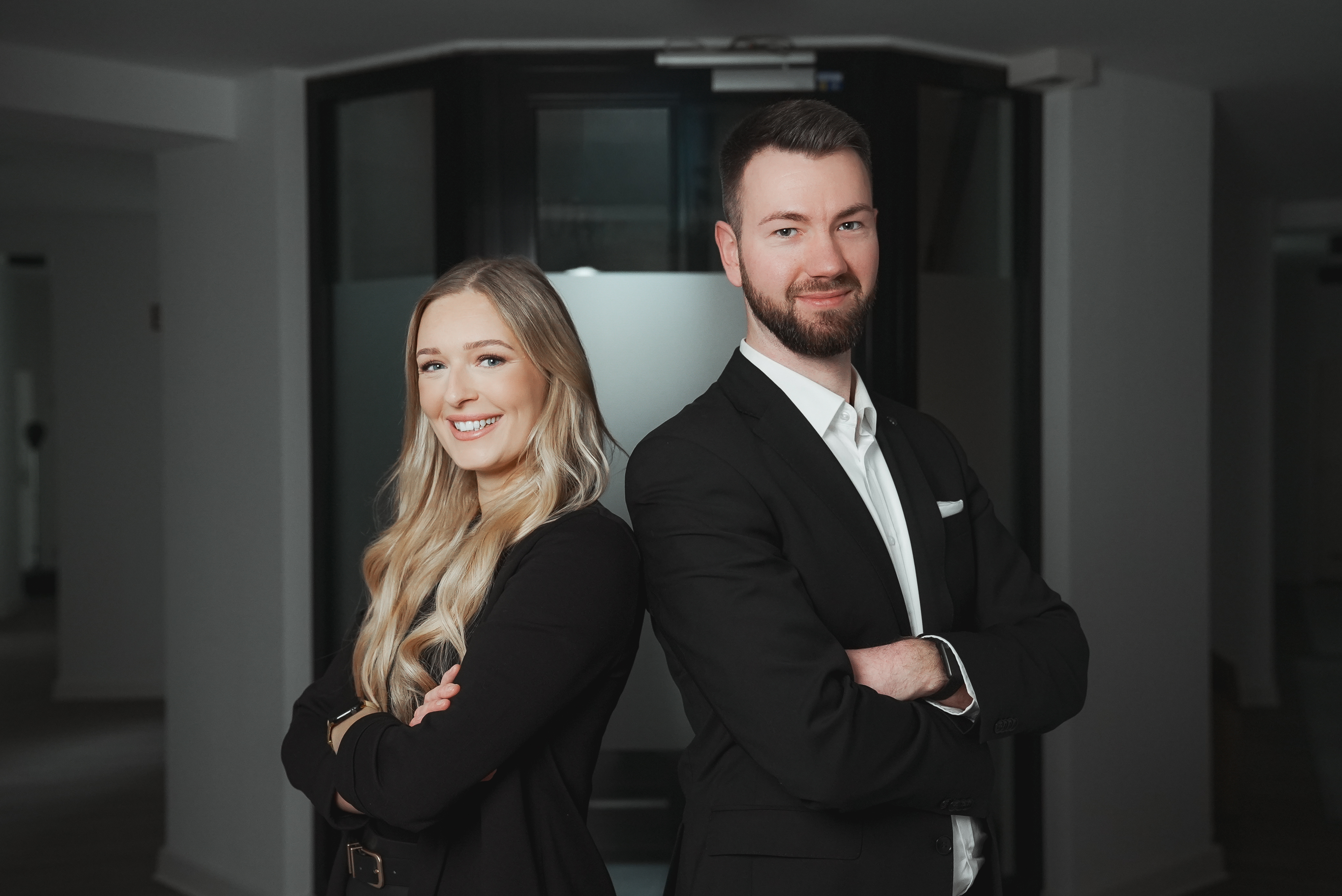 Sophia Weimer und Marcel Holterbork, Gründer von HB Consulting