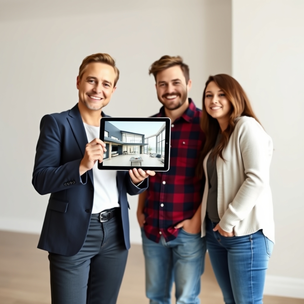 Realtor with buyers