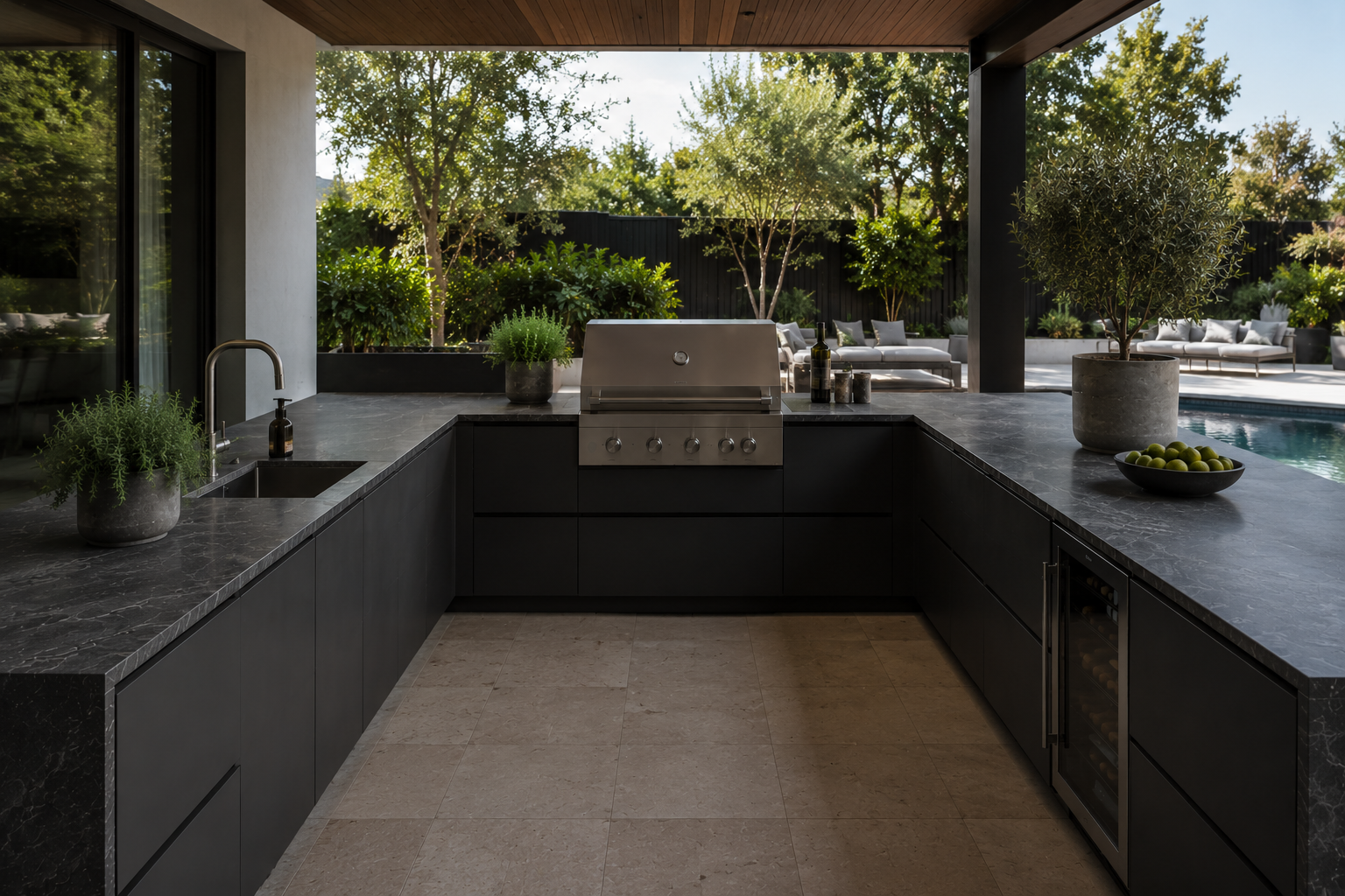 Vesta Portofino – Outdoorküche in U-Form