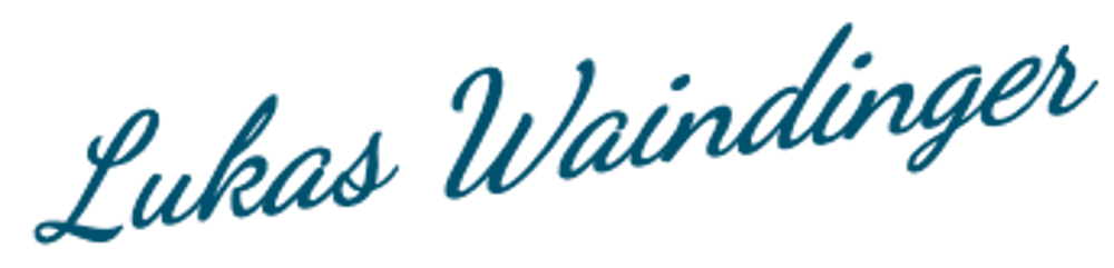 Unterschrift von Lukas Waindinger