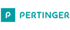 Logo von PERTINGER: türkises Quadrat mit stilisiertem "p" und türkises Wort "PERTINGER".